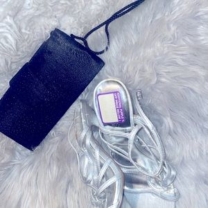 Black Glitter Clutch